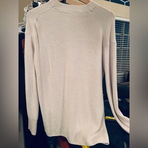 Lululemon Cream Crew Neck Sweater